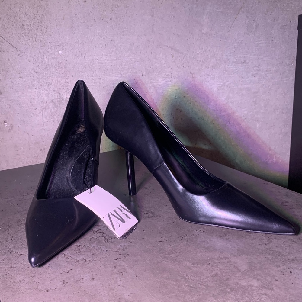 Zara Black Heels